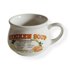 Chicken Soup Recipe Ceramic Mug Cup Bowl